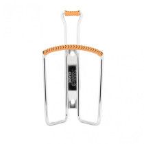 PORTE BIDON ZEFAL VINTAGE ACIER CHROME AVEC GAINAGE CUIR 80 GR