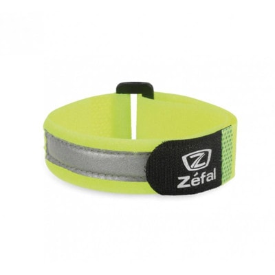 CERCLE/PINCE PANTALON SOUPLE ZEFAL JAUNE FLUO REFLECHISSANT FERMETURE VELCRO (PR)