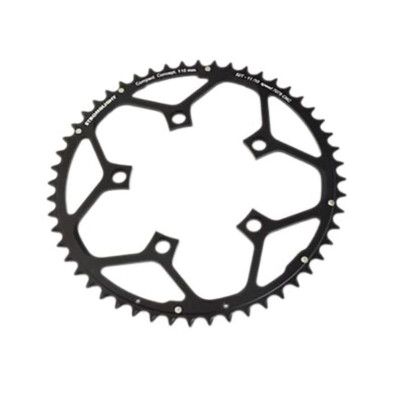 PLATEAU ROUTE DIAM 110 EXTER 52DTS NOIR ALU 7075 STRONG 11/10V. 5 BRANCHES