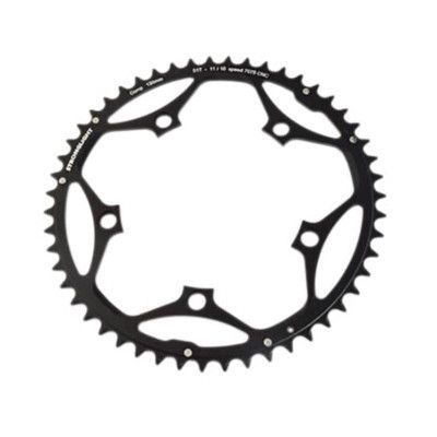 PLATEAU ROUTE DIAM 130 EXTER 51DTS NOIR ALU 7075 STRONG 11/10V. 5 BRANCHES