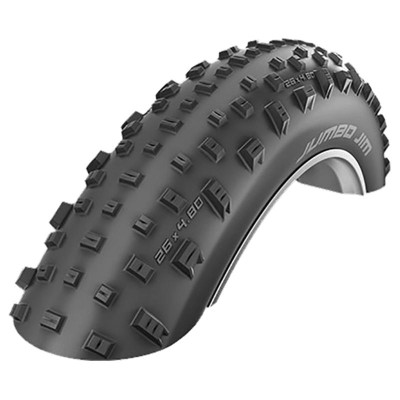 PNEU VTT 26X4.00 TS SCHWALBE JUMBO JIM TUBELESS EASY NOIR FAT BIKE (100-559)