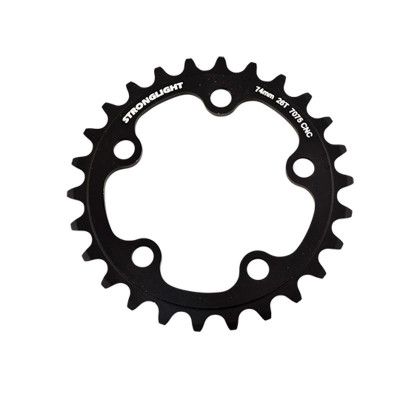 PLATEAU ROUTE DIAM 74 INTER 26DTS NOIR ALU 7075TRIPLE(COMP.SHIMANO/CAMPA)STRONG8/9/10V 5BR