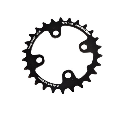 PLATEAU VTT DOUBLE DIAM  64 INTER 26DTS NOIR 4 BRANCHES ALU 7075 STRONG 10V SRAM XX+SHIMAN