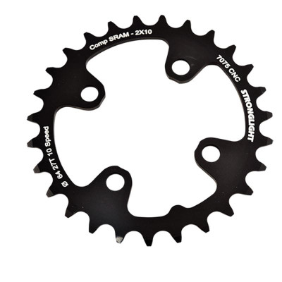 PLATEAU VTT DOUBLE DIAM  64 INTER 27DTS NOIR 4 BRANCHES ALU 7075 STRONG 10V SRAM XX+SHIMAN