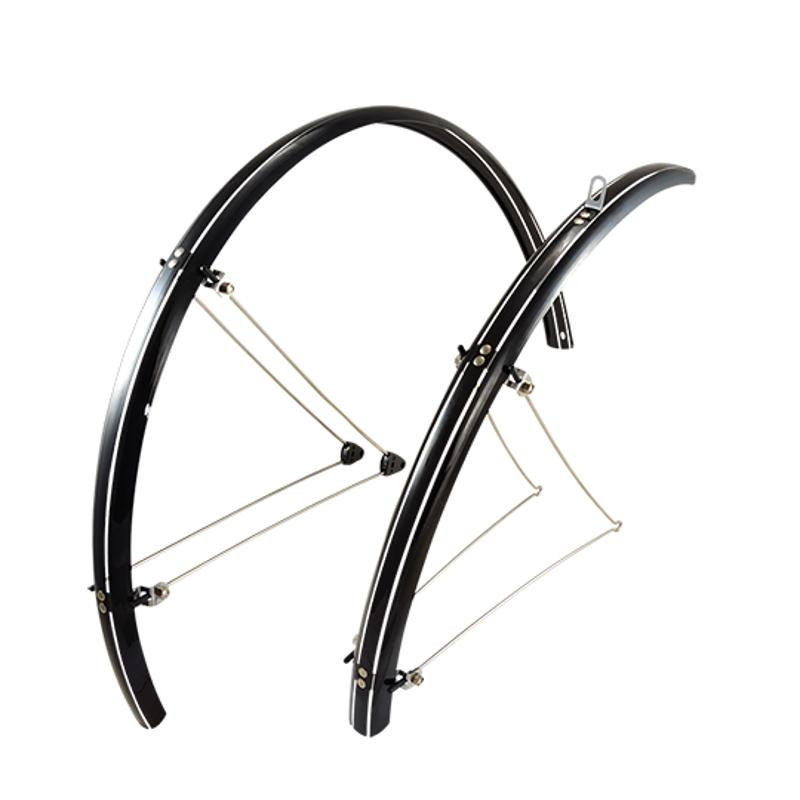 GARDE BOUE ROUTE 700 STRONGLIGHT PLASTIQUE A TRINGLES STRONGLIGHT 35MM NOIR (PR)