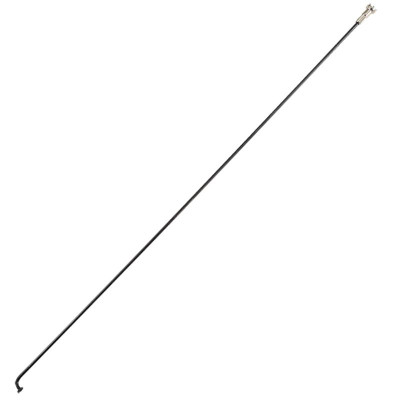 RAYON 2MM INOX NOIR L274 AVEC ECROU(X1) MACH1
