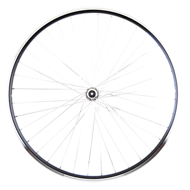 ROUE VTC 28" AV BLOCAGE JANTE NOIR MACH1 ER10. MOYEU MICHE MAGNUM V-BRAKE 36T