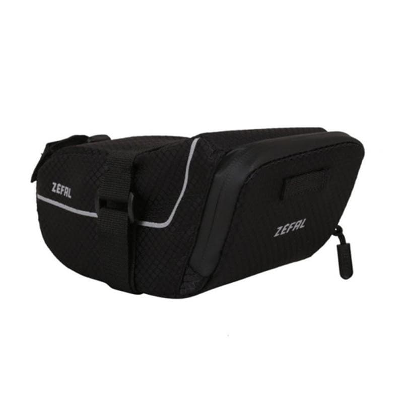 SACOCHE SELLE ZEFAL Z LIGHT PACK M NOIRE 0,9L ATTACHE VELCRO SUR RAIL ET TIGE SELLE