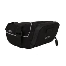 SACOCHE SELLE ZEFAL Z LIGHT PACK M NOIRE 0,9L ATTACHE VELCRO SUR RAIL ET TIGE SELLE