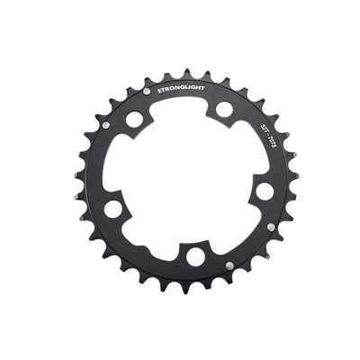 PLATEAU VTT TRIPLE DIAM  94 INTERM 32 DTS NOIR 5 BRANCHES ALU 7075 STRONG 9V