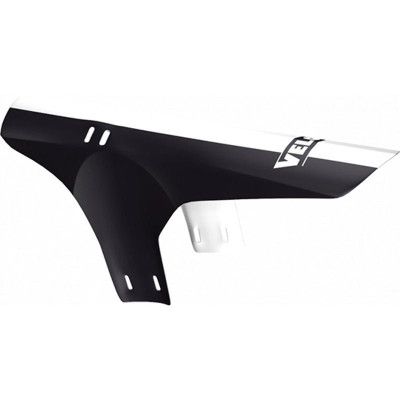 GARDE BOUE VTT AV VELOX NOIR/BLANC FIXATION FOURCHE