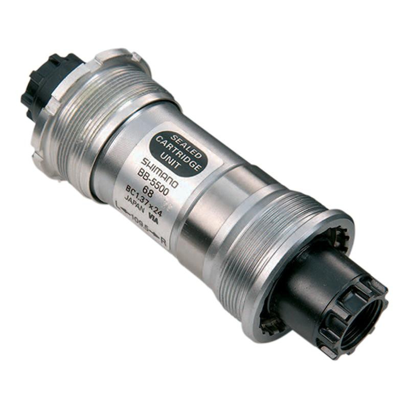 BOITIER PEDALIER OCTALINK ROUTE L118.5 SHIMANO F.BSC BBES5500 (68MM)