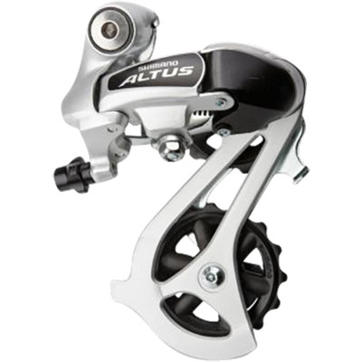 DERAILLEUR VTT AR SHIMANO ALTUS M310  7/8V. ARGENT