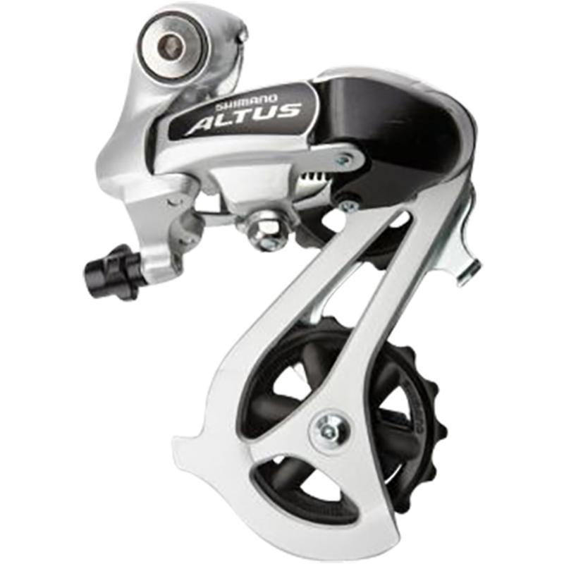 DERAILLEUR VTT AR SHIMANO ALTUS M310  7/8V. ARGENT
