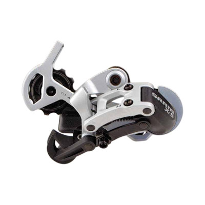 DERAILLEUR VTT AR SRAM X5  9V.GRIS/NOIR CHAPE LONGUE