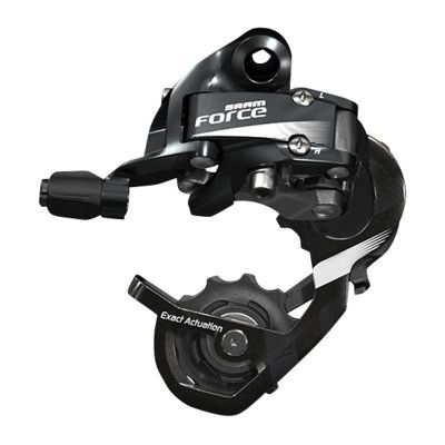 DERAILLEUR ROUTE AR SRAM FORCE 22 WIFLI 11V. CARBONE/ALU  NOIR CHAPE MOYENNE