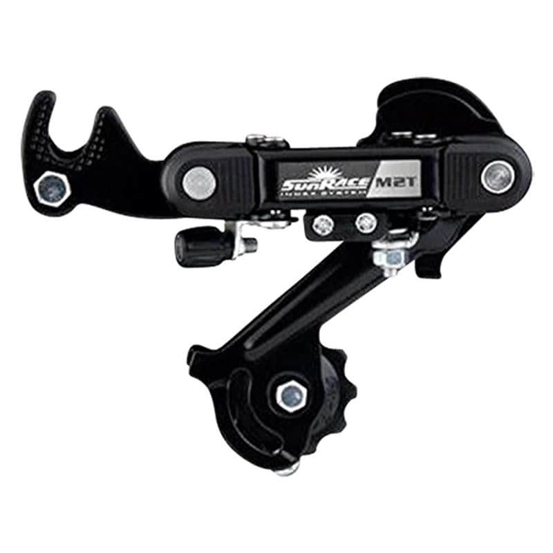 DERAILLEUR VTT AR SUNRACE M2T COMP. SHIMANO  6/7V. GRANDE CHAPE (A PATTE)