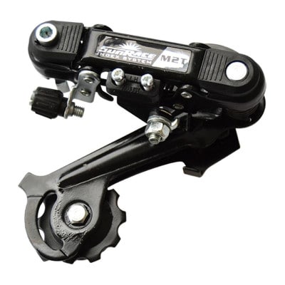 DERAILLEUR VTT AR SUNRACE M2T COMP. SHIMANO  6/7V. GRANDE CHAPE (A VISSER)