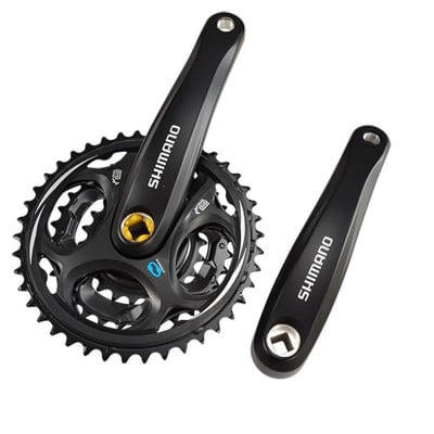 PEDALIER VTT TRIPLE 42-32-22D L170 ALU SHIMANO ALTUS M361 7/8V (AXE CARRE 122)