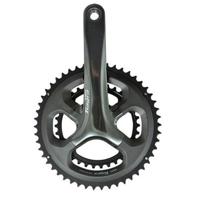 PEDALIER ROUTE COMPACT 50-34D L172.5 SHIMANO TIAGRA 4700 GRIS FONCE 10V.