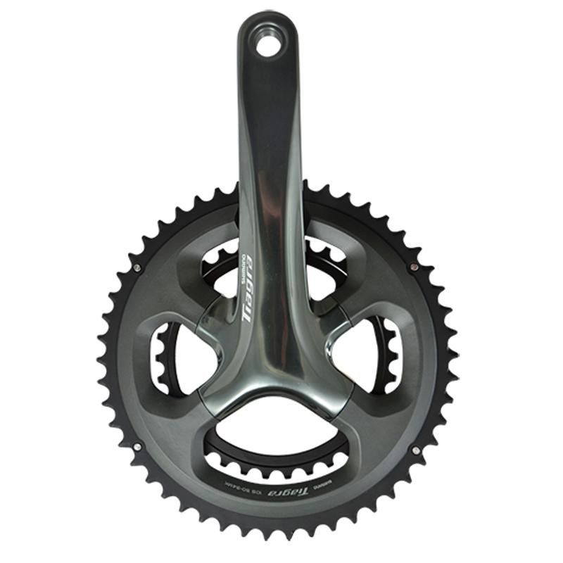PEDALIER ROUTE COMPACT 50-34D L172.5 SHIMANO TIAGRA 4700 GRIS FONCE 10V.