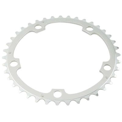 PLATEAU ROUTE DIAM 130 INTERM 39DTS ARGENT ALIZE (COMP.SHIMANO) TA 8/9/10V. 5 BRANCHES
