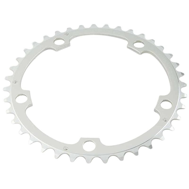 PLATEAU ROUTE DIAM 130 INTERM 40DTS ARGENT ALIZE (COMP.SHIMANO) TA 8/9/10V. 5 BRANCHES