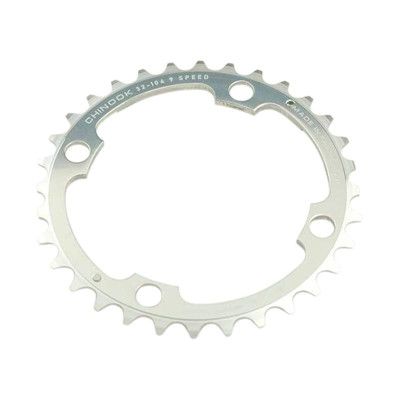 PLATEAU VTT TRIPLE DIAM  64 INTER 24DTS ARGENT 4 BRANCHES CHINOOK TA 9V