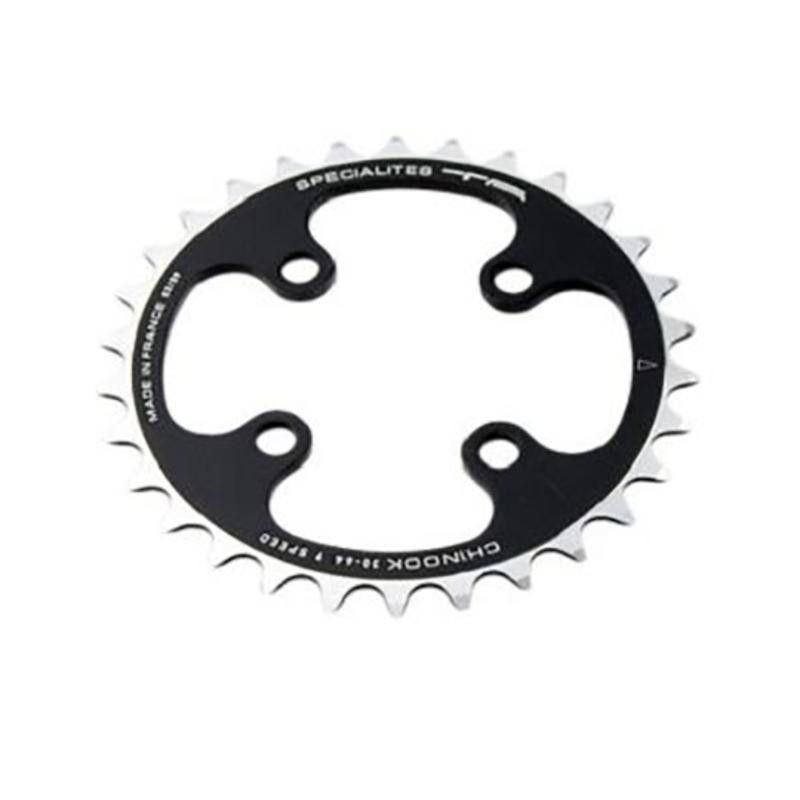 PLATEAU VTT TRIPLE DIAM  64 INTER 30DTS NOIR 4 BRANCHES CHINOOK TA 9V