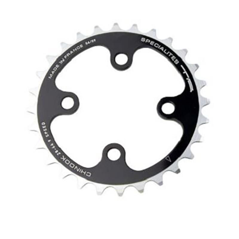 PLATEAU VTT TRIPLE DIAM  64 INTER 28DTS NOIR 4 BRANCHES CHINOOK TA 9V