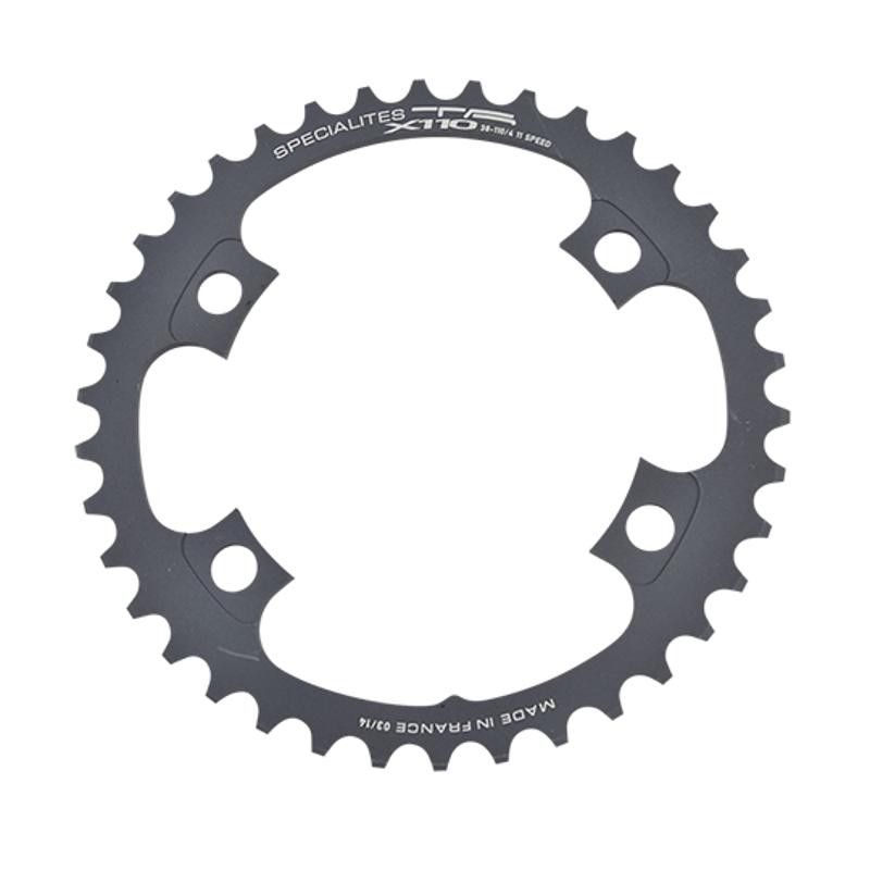 PLATEAU ROUTE DIAM 110 INTER 38DTS NOIR X110 (COMP.SHIM.9100-9000/R8000-6800/R7000-5800 4