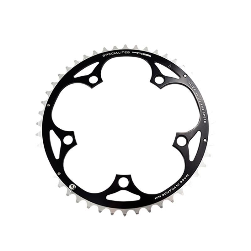 PLATEAU ROUTE DIAM 130 EXTER 48DTS NOIR ALIZE (COMP.SHIMANO) TA 8/9/10V. 5 BRANCHES