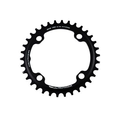 PLATEAU VTT MONO DIAM 104 EXTER 32DTS NOIR 4 BRANCHES TA ONE (COMP.1X10/11/12V) TT.MARQUES