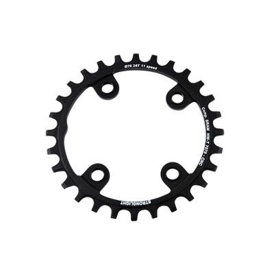 PLATEAU VTT MONO DIAM  76 EXTER 28DTS NOIR 4 BRANCHES ALU 7075 (COMP.1X11 SRAM XX1) STRONG
