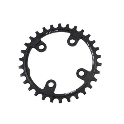 PLATEAU VTT MONO DIAM  76 EXTER 30DTS NOIR 4 BRANCHES ALU 7075 (COMP.1X11 SRAM XX1) STRONG