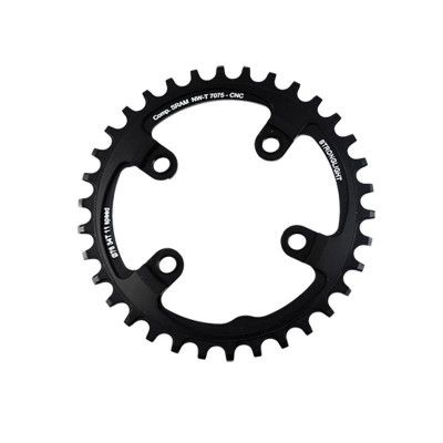 PLATEAU VTT MONO DIAM  76 EXTER 34DTS NOIR 4 BRANCHES ALU 7075 (COMP.1X11 SRAM XX1) STRONG