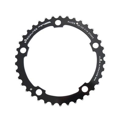 PLATEAU ROUTE DIAM 130 INTERM 38DTS NOIR ALIZE (COMP.SHIMANO) TA 8/9/10V. 5 BRANCHES