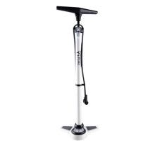 POMPE A PIED OPTIMIZ ACIER BLANC MANO 11 BARS DOUBLE TETE PLASTIQUE VS/VP
