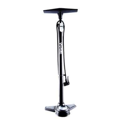POMPE A PIED OPTIMIZ ACIER NOIR MANO 11 BARS DOUBLE TETE PLASTIQUE VS/VP