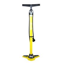 POMPE A PIED OPTIMIZ ACIER JAUNE MANO 11 BARS DOUBLE TETE PLASTIQUE VS/VP