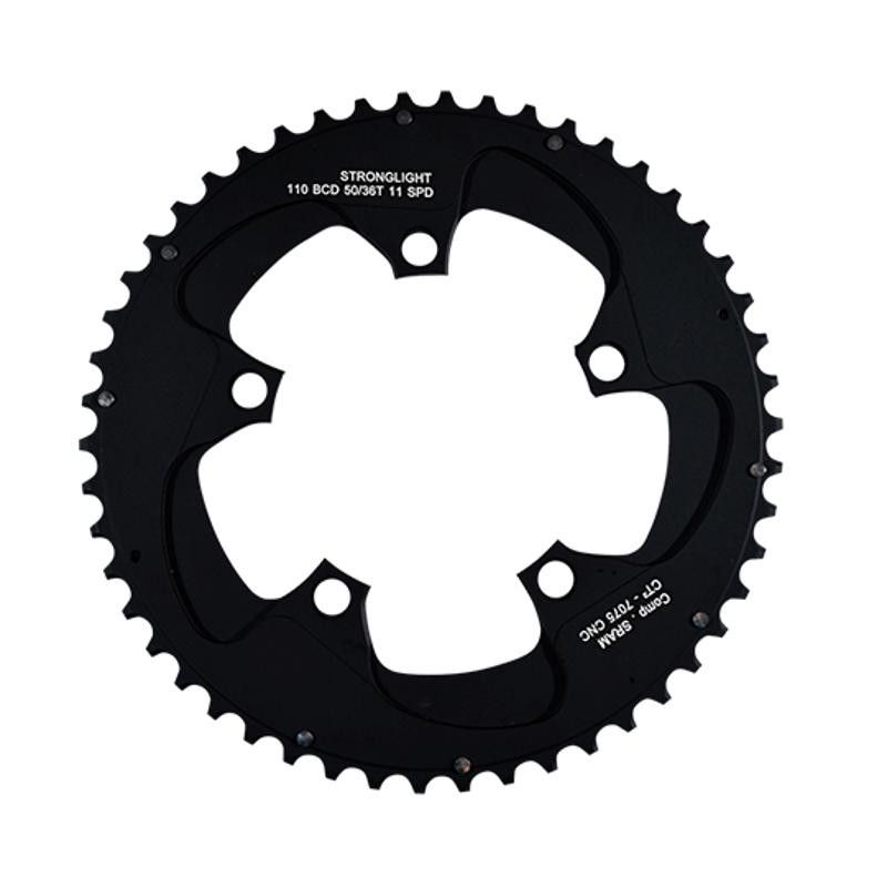 PLATEAU ROUTE DIAM 110 EXTER 50DTS NOIR CT2 (COMP. SRAM) STRONG 11V. 5 BRANCHES