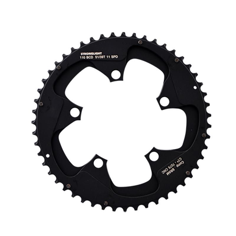 PLATEAU ROUTE DIAM 110 EXTER 51DTS NOIR CT2 (COMP. SRAM) STRONG 11V. 5 BRANCHES