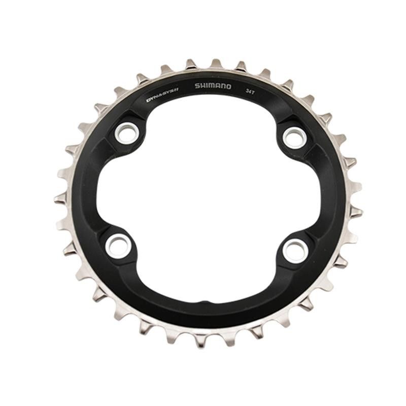 PLATEAU VTT MONO DIAM  96 EXTER 34DTS NOIR 4 BRANCHES SHIMANO SLX M7000