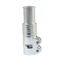 REHAUSSE DE POTENCE AHEAD SET 1"1/8 ERGOTEC ARGENT LIVRE AV. 5 BAGUES HAUTEUR 65MM