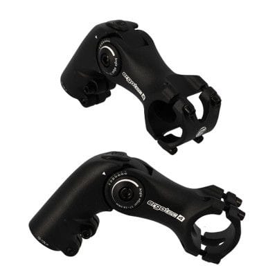 POTENCE REGLABLE AHEAD SET 1''1/8 L90 ERGOTEC OCTOPUS AHEAD 50 ALU NOIR 0/+60° (CINTRE 31.