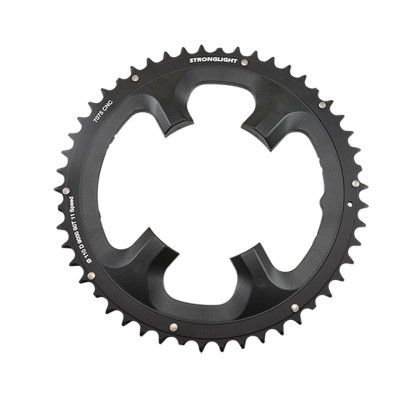 PLATEAU ROUTE DIAM 110 EXTER 50DTS NOIR ALU 7075(COMP. SHIMANO 9000/6800)STRONG 11V.4 BR.