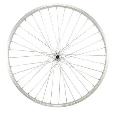 ROUE VTT 26" AV BLOCAGE JANTE ARGENT MACH1 M110 MOY. SHIMANO TX500 V-BRAKE 36T