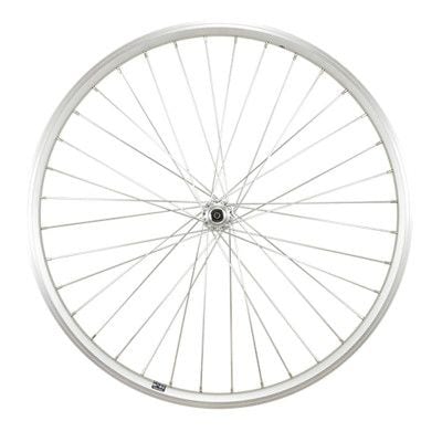 ROUE VTT 26" AV BLOCAGE JANTE ARGENT MACH1 ER10 MOY.SHIMANO TX500 V-BRAKE