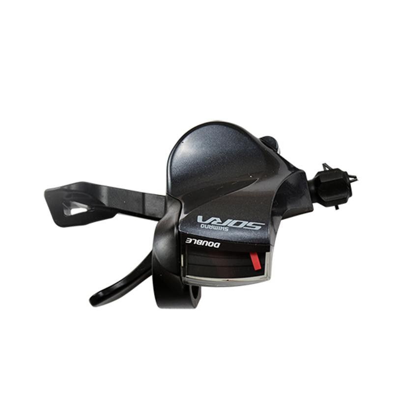 MANETTE ROUTE CINTRE PLAT SHIMANO SORA R3000 2X9V. DOUBLE GAUCHE