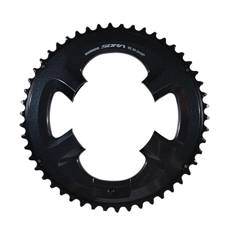 PLATEAU ROUTE DIAM 110 EXTER 50DTS NOIR SHIMANO ORIGINE SORA R3000 9V. (4 BRANCHES)